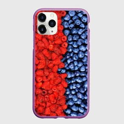 Чехол для iPhone 11 Pro матовый Ягодка