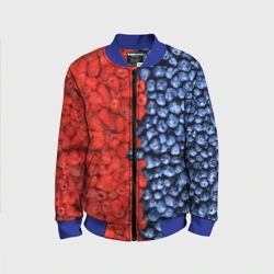 Детский бомбер 3D Ягодка