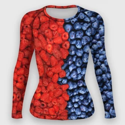 Женский рашгард 3D Ягодка