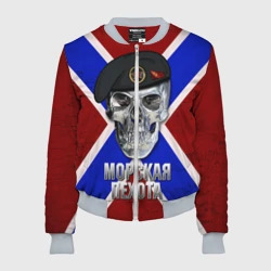 Женский бомбер 3D Морская пехота