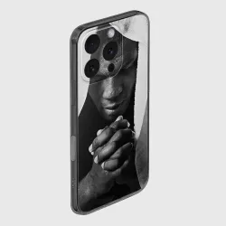 Чехол для iPhone 16 Pro Max силиконовый с защитой камеры Майк Тайсон - фото 2
