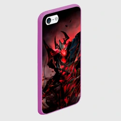 Чехол для iPhone 5/5S матовый Shadow Fiend - фото 2