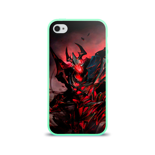 Чехол для Apple iPhone 4/4S силиконовый глянцевый Shadow Fiend Фото 01 Чехол для Apple iPhone 4/4S силиконовый глянцевый Shadow Fiend Фото 01