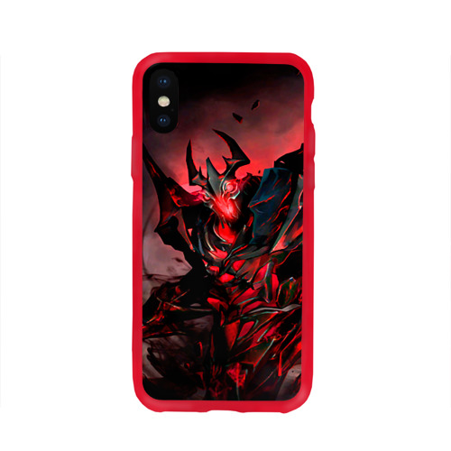 Чехол для Apple iPhone X силиконовый глянцевый Shadow Fiend Фото 01 Чехол для Apple iPhone X силиконовый глянцевый Shadow Fiend Фото 01