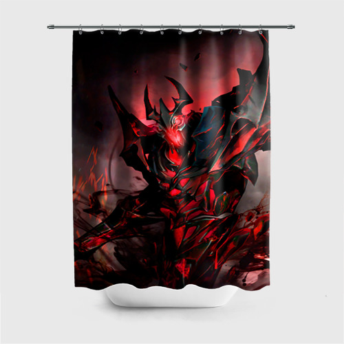 Штора 3D для ванной Shadow Fiend Фото 01 Штора 3D для ванной Shadow Fiend Фото 01