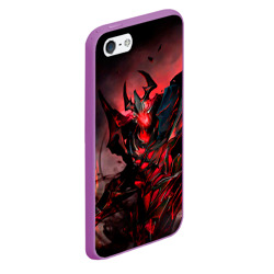 Чехол для iPhone 5/5S матовый Shadow Fiend - фото 2