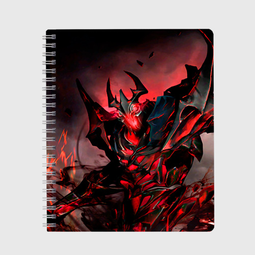 Тетрадь Shadow Fiend, цвет клетка