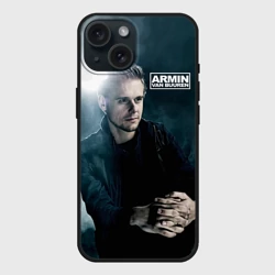 Чехол силиконовый для Apple iPhone 15 матовый Armin Van Buuren