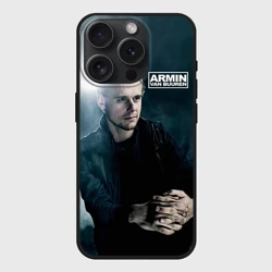 Чехол силиконовый для Apple iPhone 15 Pro матовый Armin Van Buuren