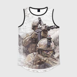 Мужская спортивная майка 3D ФСБ Альфа бойцы