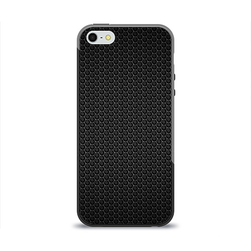 Чехол для Apple iPhone 5/5S силиконовый глянцевый Metal Texture Фото 01 Чехол для Apple iPhone 5/5S силиконовый глянцевый Metal Texture Фото 01