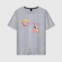 Женская футболка хлопок Oversize Contra