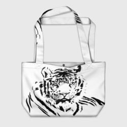 Пляжная сумка 3D Тигр