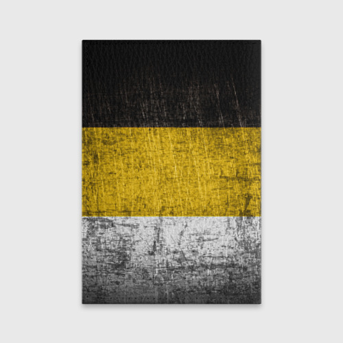 Обложка для паспорта матовая кожа Имперский флаг, цвет черный - фото 2