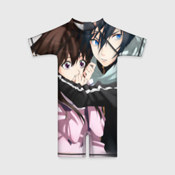 Детский купальный костюм 3D Напуганная Ики и Ято