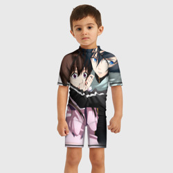 Детский купальный костюм 3D Напуганная Ики и Ято - фото 2