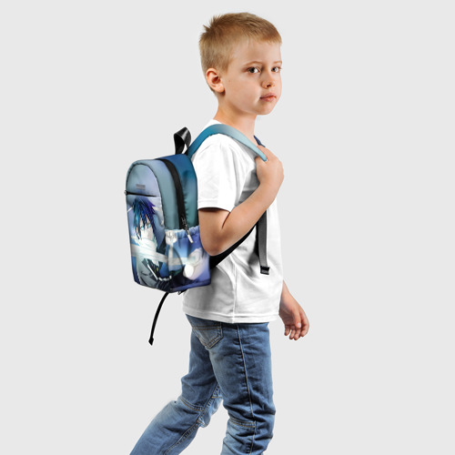 Детский рюкзак 3D с принтом Боевой Ято БЕЗДОМНЫЙ БОГ, вид сзади #1