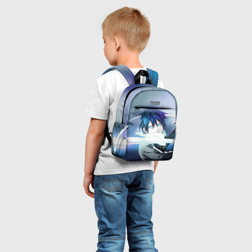 Детский рюкзак 3D с принтом Боевой Ято БЕЗДОМНЫЙ БОГ, фото на моделе #1
