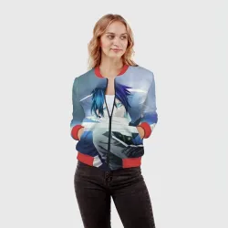 Женский бомбер 3D Боевой Ято. бездомный Бог - фото 2