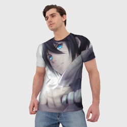 Мужская футболка 3D Ято с мечом. БЕЗДОМНЫЙ БОГ - фото 2