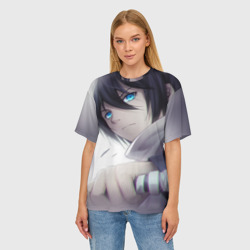 Женская футболка oversize 3D Ято с мечом. бездомный Бог - фото 2