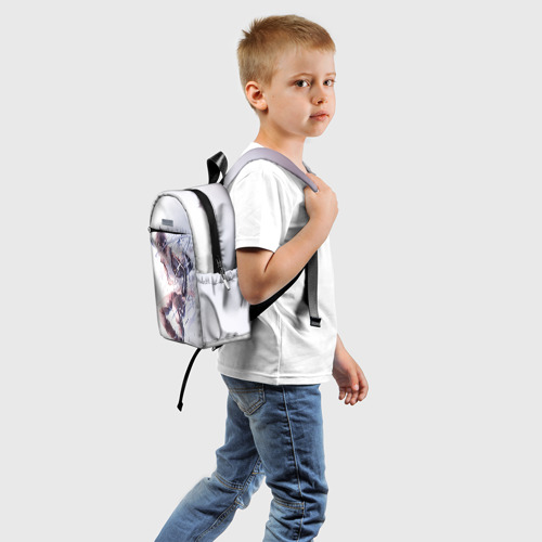 Детский рюкзак 3D с принтом Летающий Ябоку, вид сзади #1