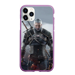 Чехол для iPhone 11 Pro Max матовый Ведьмак Геральт