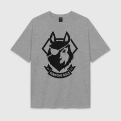 Женская футболка Oversize хлопок texturе D.D. Company