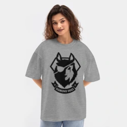 Женская футболка Oversize хлопок texturе D.D. Company - фото 2