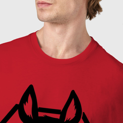 Мужская футболка хлопок D.D. Company, цвет красный - фото 6