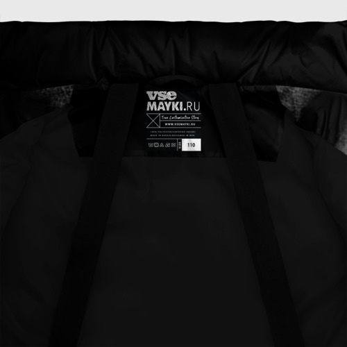 Зимняя куртка для девочек 3D Sons Of Anarchy, цвет черный - фото 7