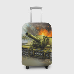 Чехол для чемодана 3D Военная техника