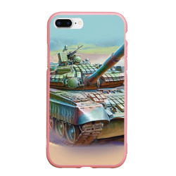 Чехол для iPhone 7Plus/8 Plus матовый Военная техника
