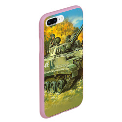 Чехол для iPhone 7Plus/8 Plus матовый Военная техника - фото 2