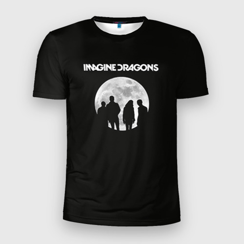 Мужская футболка 3D Slim Imagine dragons