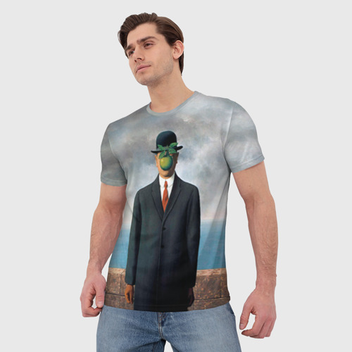 Мужская футболка 3D Сын человеческий, цвет 3D печать - фото 3