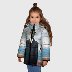 Зимняя куртка для девочек 3D Сын человеческий - фото 2