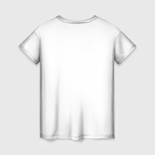 Женская футболка 3D Котик выглядывает из дырки - фото 2