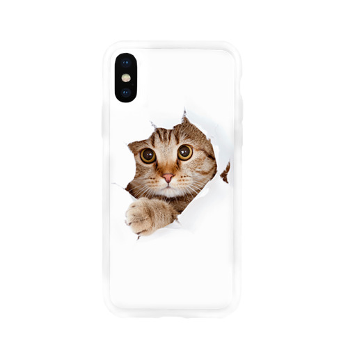 Чехол для iPhone X глянцевый Котик Фото 01 Чехол для iPhone X глянцевый Котик Фото 01