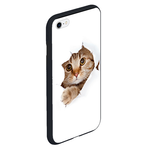 Чехол для iPhone 6/6S Plus матовый Котик Фото 01 Чехол для iPhone 6/6S Plus матовый Котик Фото 01