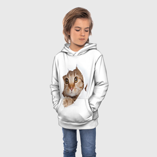 Детская толстовка 3D Котик Фото 01 Детская толстовка 3D Котик Фото 01