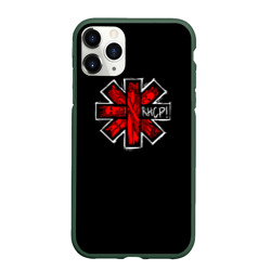 Чехол для iPhone 11 Pro матовый Red Hot Chili Peppers