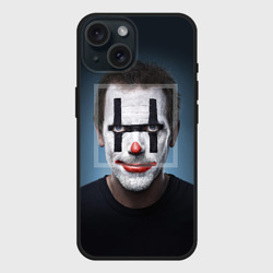 Чехол силиконовый для Apple iPhone 15 матовый Доктор Хаус
