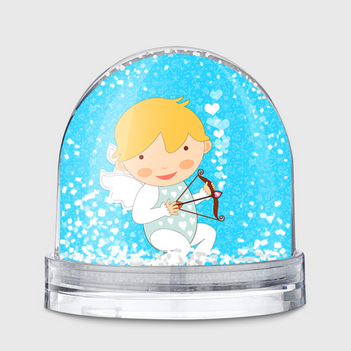 Игрушка Снежный шар Ангел мальчик