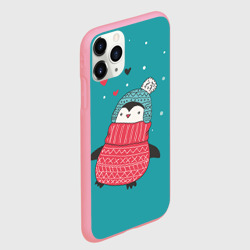 Чехол для iPhone 11 Pro Max матовый Пингвинчик - фото 2