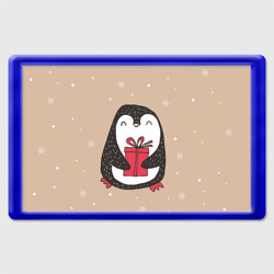Магнит 45*70 Пингвин с подарком