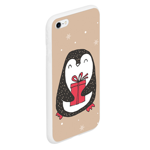 Чехол для iPhone 6Plus/6S Plus матовый Пингвин с подарком Фото 01 Чехол для iPhone 6Plus/6S Plus матовый Пингвин с подарком Фото 01