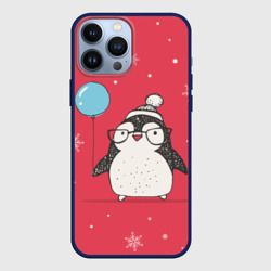 Чехол для iPhone 13 Pro Max Пингвин с шариком