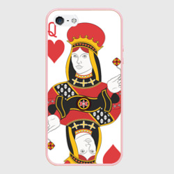 Чехол для iPhone 5/5S матовый Дама