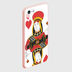 Чехол для iPhone 5/5S матовый Дама - фото 2